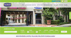 Desktop Screenshot of hotelvilladelsol.com.mx
