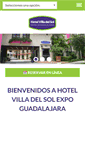 Mobile Screenshot of hotelvilladelsol.com.mx